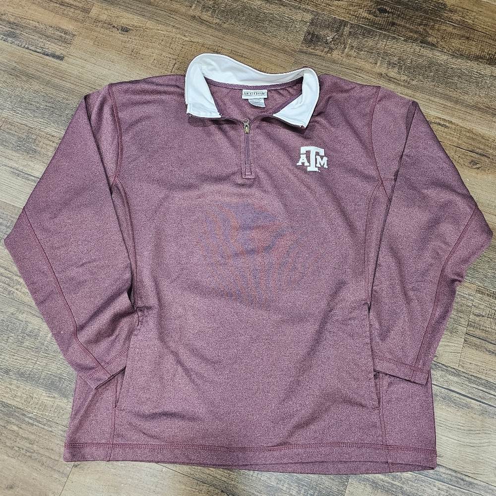 Texas A&M Quarter Zip Pullover | Size Large |